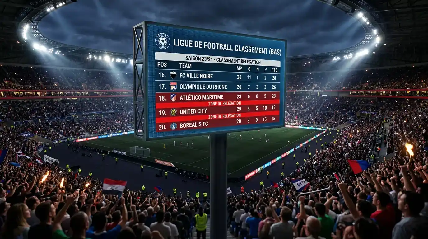 Parier Relégation Ligue 1: Cotes Futures et Analyse 2025-2026